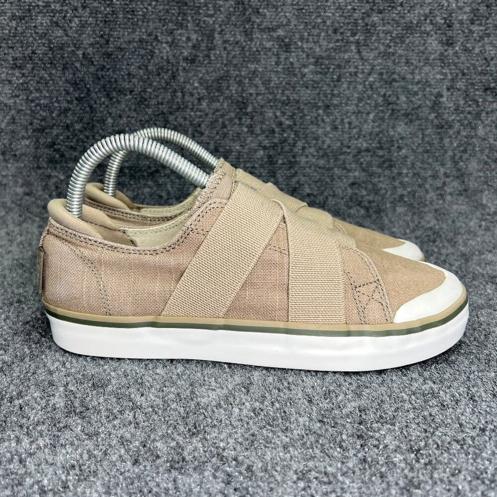 Keen Elsa III Shoes Womens Size 7.5 Tan Canvas Slip On Athletic Outdoor Sneakers